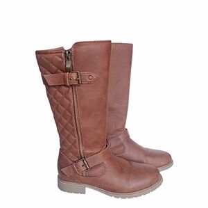 Thereabouts Little Girls Brown Riding Boots